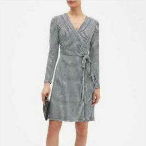 Banana Republic Elephant Print Wrap Dress